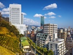 Vista de la ciudad de Kobe (Japón)