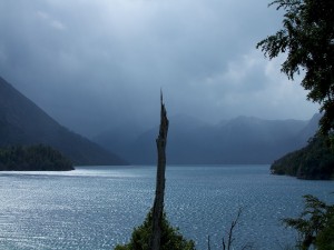 Postal: Vista del Lago Nahuel Huapi (Bariloche, Argentina)
