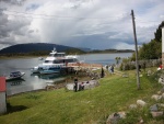 Barco turista en Tierra del Fuego (Argentina)