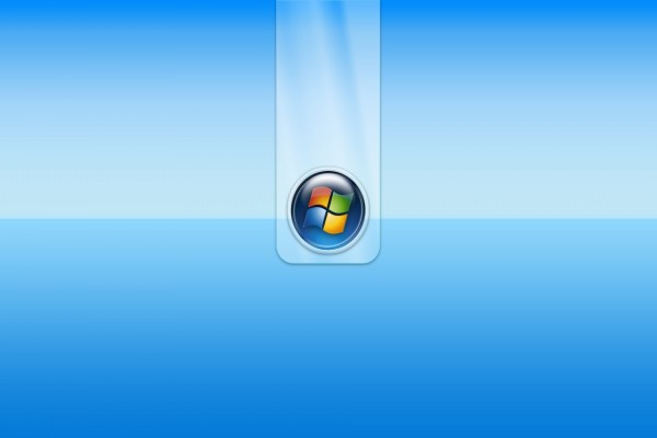 Logo de Windows en un fondo de color azul
