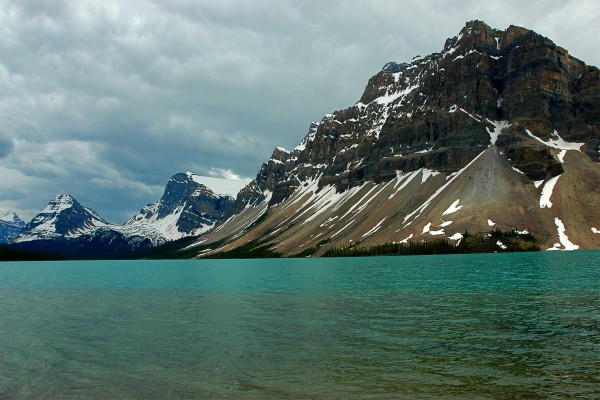 Lago Bow, en la provincia canadiense de Alberta