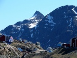 Bello poblado de Sisimiut (Groenlandia)