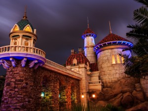 Postal: Palacio en Magic Kingdom dentro de Walt Disney World