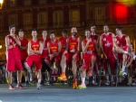 Jugadores de la Selección Española de Baloncesto
