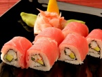 Sushi Rolls de salmón