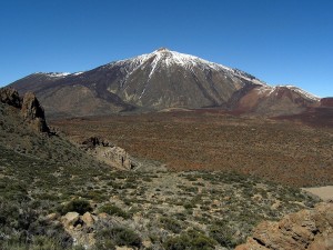 Postal: Parque Nacional del Teide en la isla de Tenerife