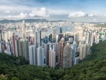 Hong Kong vista desde el pico Victoria