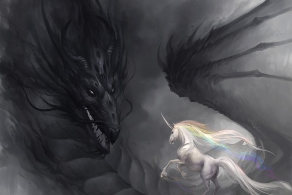 El unicornio y el dragón