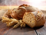 Pan de trigo artesanal con semillas