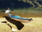 Kayak en Los Alerces (Patagonia)