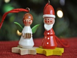 Dos figuritas para colgar en el árbol de Navidad
