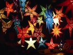 Grandes estrellas decorativas para Navidad
