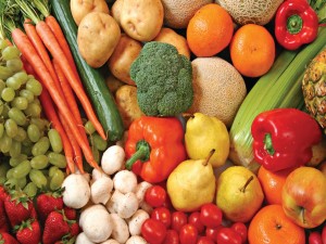 Postal: Frutas y verduras frescas