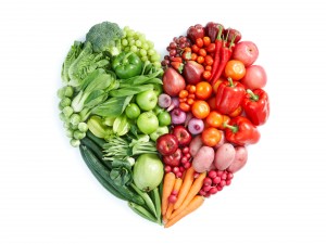 Corazón de verduras