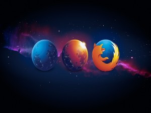 Postal: Planetas Firefox