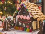 Gingerbread house de chocolate para Navidad