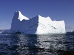 Iceberg visto en un día despejado