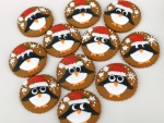Galletas de pingüinos navideños