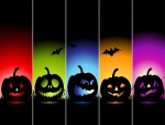 Cinco calabazas diferentes en "Halloween"