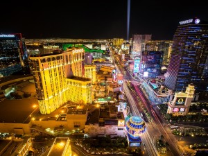 Postal: Noche en Las Vegas