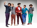 Los cinco chicos del grupo "One Direction"