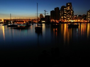 Noche en el puerto