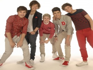 El joven grupo musical "One Direction"