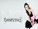 La cantante Amy Lee del grupo "Evanescence"