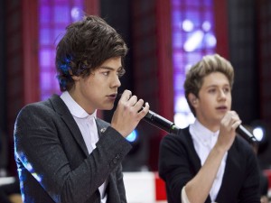 Postal: Harry Styles y Niall Horan de "One Direction"