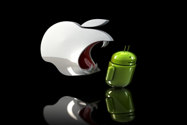 Los colmillos de Apple quieren morder a Android