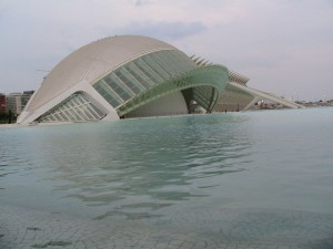 Edificio en la Ciudad de las Artes y las Ciencias (Valencia, España)