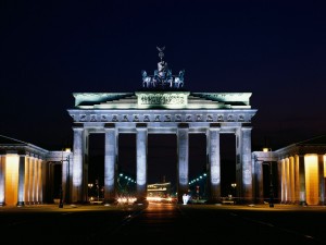 Postal: Puerta de Brandeburgo (Berlín, Alemania)