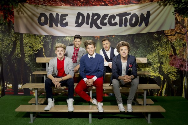 Estatuas de los chicos de "One Direction"