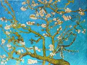 Pintura "Almendro en flor" de Vincent van Gogh