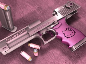 Postal: Pistola Hello Kitty