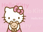 Hello Kitty con un osito
