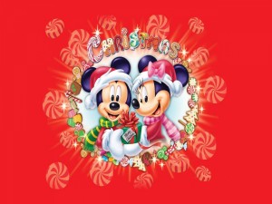 Mickey y Minnie te desean "Feliz Navidad"