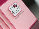 Tarjetas de invitación de Hello Kitty