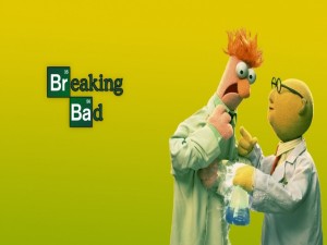 Divertida imagen de la serie "Breaking Bad"