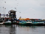 Embarcaciones en Puerto Pizarro (Perú)