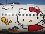 Hello Kitty Jet visto de cerca