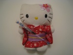 Muñeca Hello Kitty con kimono