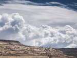 Espectaculares nubes cúmulos sobre el norte de Nuevo México