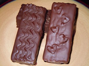 Postal: Chocolatinas caseras