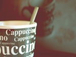 Taza de cappuccino