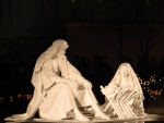 Estatuas de San José, la Virgen María y el niño Jesús