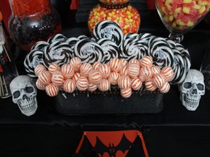 Caramelos con temática de Halloween