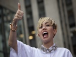 Miley Cyrus contenta