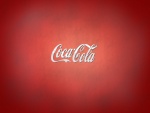 Logo de Coca-Cola en fondo rojo