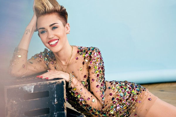 La cantante Miley Cyrus en 2014